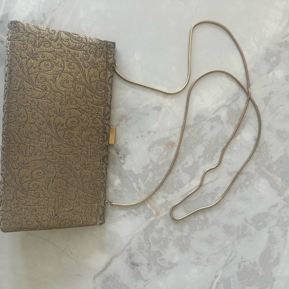 Luxurious Gold Patterned Purse - image 2